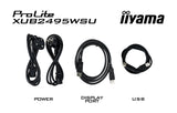 Monitor Iiyama 61.1cm 24" Xub2495wsu-B5 16:10 Hdmi+Dp+Usb Ips Bl Retail