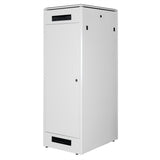 Roline 19-Zoll Netzwerkschrank Pro 36 He, 600x800 Bxt Glastr Grau