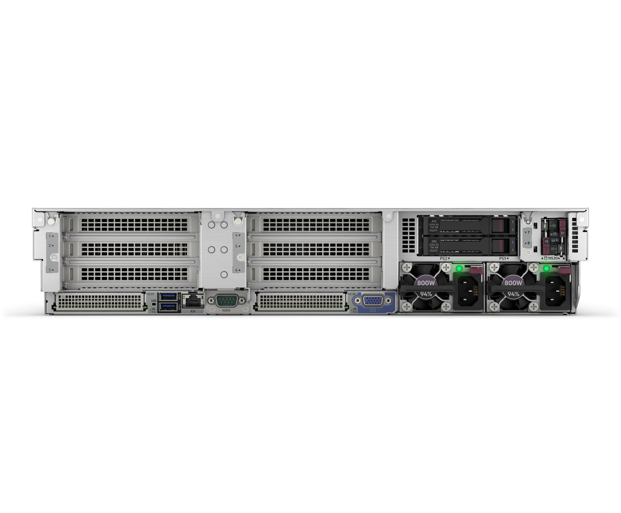 EAN 4549821658381 - HPE ProLiant DL380 Gen11 4510 2.4GHz 12c 1P 2x32GB-R 8SFF 1x7.68TB NVMe SSD 2x1000W PS EU Server servidor imagen 6