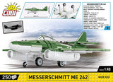 Cobi 5881 Historical Collection Wwii Samolot Mysliwski Messerschmitt Me 262 250 Klocków