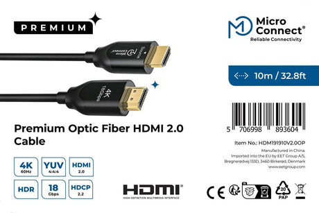 EAN 5706998893604 - Microconnect HDM191910V2.0OP cable HDMI 10 m HDMI tipo A (Estándar) Negro imagen 3