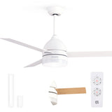 EAN 8426156017709 - Grunkel SKYECO-52 ventilador Blanco, Madera imagen 1
