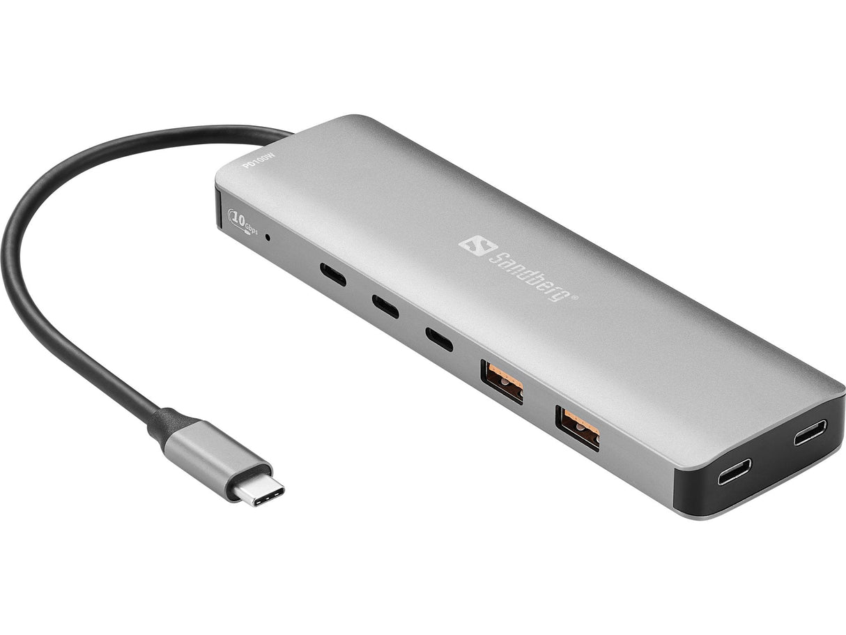 Usb-C To 5 X Usb-C + 2 X  Usb-A 100w