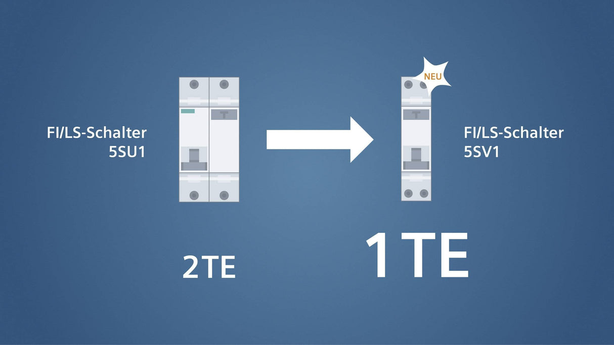 Siemens 5sv13166kk13 Fi/Ls Kompakt Rcbo 1p+N 6ka Typa 30ma B13 230v