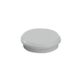 Dahle 95524 Pack De 10 Imanes Para Pizarra Blanca - Diametro De 24mm - Color Gris