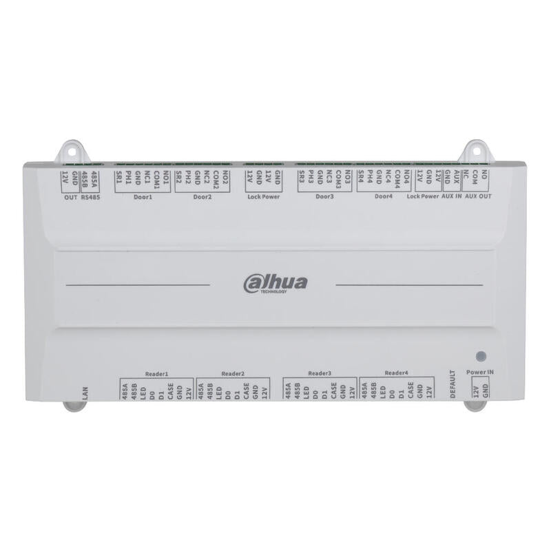Dahua Asc4204b-S Controladora 4 Puertas / 1 Dirección Para Carril Din Ip Wiegand Rs-485