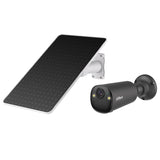Dahua Bf4ca/M0508 Tubular Ip H265 4m Iluminación Dual Led20m/Ir15m 2.1mm Ip66 Pir Mic/Altavoz Wifi Ai Color Negro Con Batería + Panel Solar