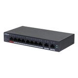Dahua Cs4010-8gt-110 Switch Poe 8 Puertos Gigabit + 2rj45 Uplink Gigabit 110w Manejable En Cloud Layer2