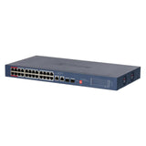 Dahua Cs4228-24gt-240-V2 Switch Poe 24 Puertos Gigabit + 2 Uplink Gigabit Rj45 + 2sfp Gigabit 240w Gestionable En Cloud Layer2
