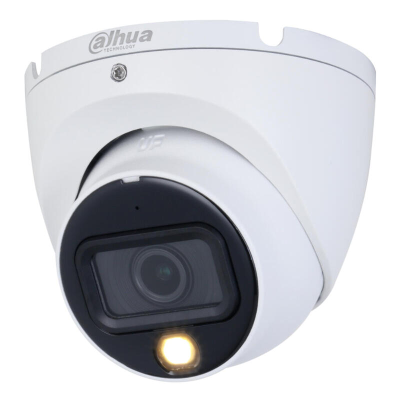Dahua Hac-Hdw1801tlm-Il-A-0280b-S2 Domo Hdcvi 4en1 4k Full Color Wdr Iluminación Dual Led20m/Ir20m 2.8mm Ip67 Mic