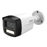 Dahua Hac-Hfw1239tlm-Il-A-0280b-S3 Tubular Hdcvi 4en1 2m 1080p Full Color Wdr Iluminación Dual Smart Light+ Led40m/Ir40m 2.8mm Ip67 Mic