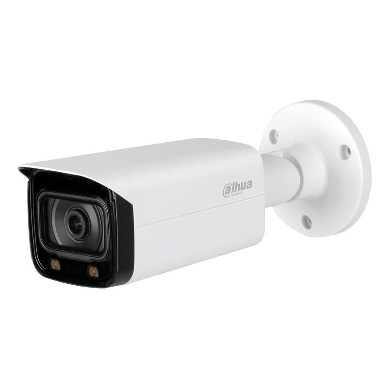 Dahua Hac-Hfw2249t-I8-A-Led Tubular Hdcvi 4en1 2m 1080p Full Color Wdr Starlight Led40m 3.6mm Ip67 Audio Mic