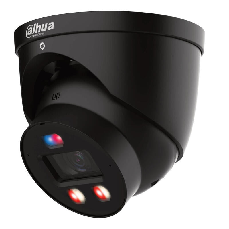 Dahua Ipc-Hdw3849h-As-Pv-0280b-Pro-B Minidomo Ip Wizcolor Tioc Pro H265 8m Wdr Iluminación Dual Led30m/Ir30m 2.8mm Ip67 Poe Mic/Altavoz Audio E/S Ai Color Negro