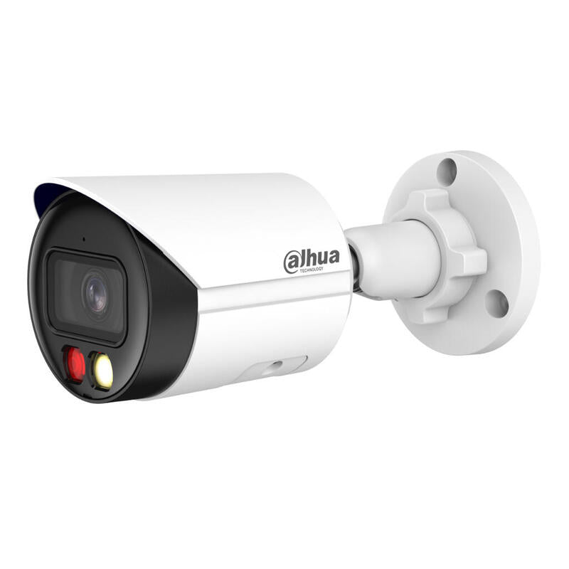 Dahua Ipc-Hfw2249s-S-Il-0280b-S2 Tubular Ip 2m H265 Wdr Iluminación Dual Led30m/Ir30m 2.8mm Ip67 Poe Mic Ai
