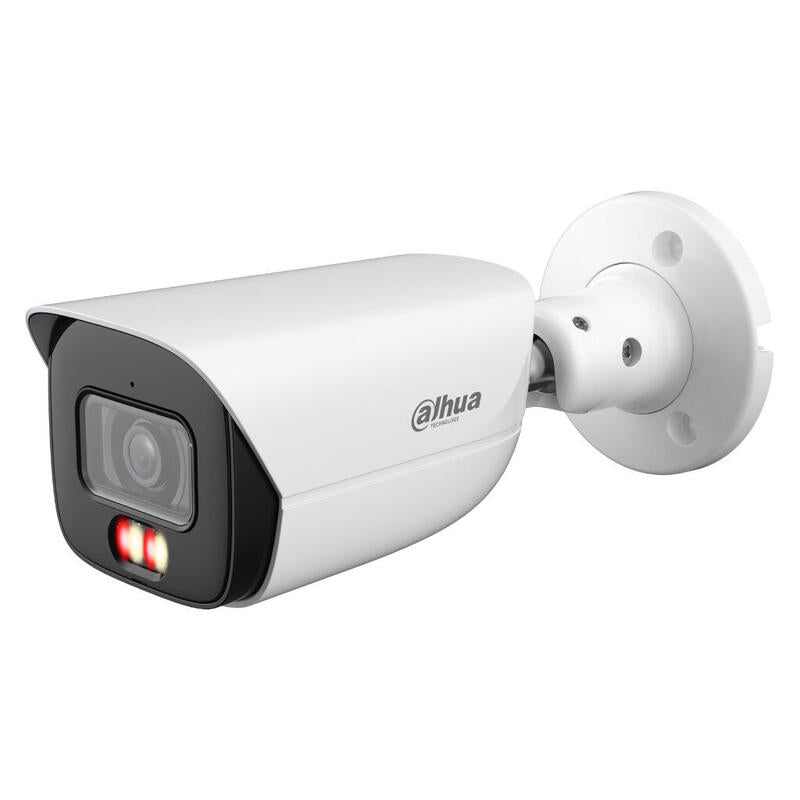 Dahua Ipc-Hfw3649e-As-Il-0360b Tubular Ip H265 6m Wdr Iluminación Dual Led30m/Ir30m 3.6mm Ip67 Poe Sd Audio Mic E/S Ai
