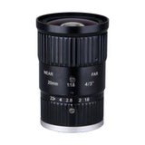 Dahua Pfl20-J10m Lente Fija Mp 10m 4/3" C Ir F1.6 20mm