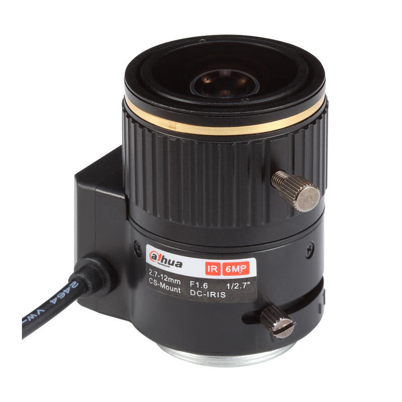 Dahua Pfl2712-E6d Lente Varifocal Mp 6mp 1/2.7" Cs Ai Ir F1.6 2.7~12mm
