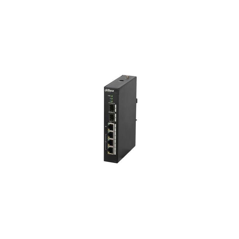 Dahua Pfs4206-4p-96 Switch Rango Temp Extendida Poe 3 Puertos 10/100 + 1 Puerto Gigabit + 2sfp 96w 802.3at Manejable Layer2