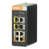Dahua Pfs4207-4gt-Dp Switch Poe 2.0 Industrial 4 Puertos Gigabit +3 Uplink Gigabit (2sfp+1rj45) 120w Manejable Layer2