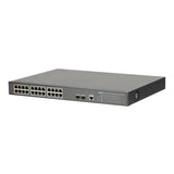 Dahua Pfs4226-24gt-360 Switch Poe 24 Puertos 10/100/1000 + 2 Uplink Gigabit Sfp 360w 802.3at Manejable Layer2