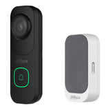 Dahua Vdkp01-Bg Kit Vídeo Timbre Wifi 4m Negro Db41ab + Timbre Wifi Gris Ds1ag