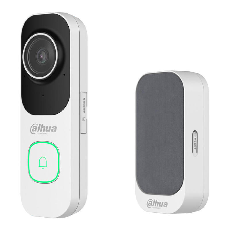 Dahua Vdkp01-Wg Vídeo Timbre Wifi 4m Blanco Db41aw + Timbre Wifi Gris Ds1ag
