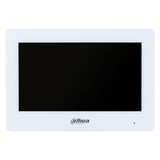 Dahua Vth5123h-W Monitor Interior De 7" Híbrido Wi-Fi / 2-Hilos De Superficie Para Videoportero Ip Táctil Sd 8e/1s Alarma Blanco