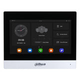 Dahua Vth8a21kms-W Monitor Interior 7" De Superficie Para Videoportero Ip Wifi Poe Sd 6e 1s Alarma Negro