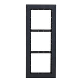 Dahua Vtm24p3 Marco Exterior Para 3 Módulos De Videoportero Dahua Para Serie Vto4202fb-X. Color Negro