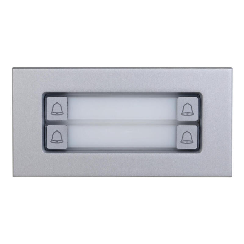 Dahua Vto4202f-Mdb4 Estación Exterior Modular Para Videoportero Ip Con 4 Botones Para Series Vto4202f-X