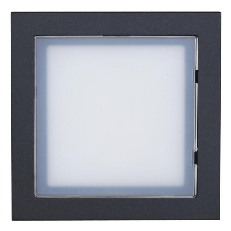 Dahua Vto4202fb-Mi Estación Exterior Modular Para Videoportero Ip Con Módulo De Información Para Series Vto4202f-X. Color Negro