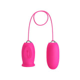 Pretty Love - Daisy Huevo Vibrador + Lengua Estimuladora De Clítoris Rosa
