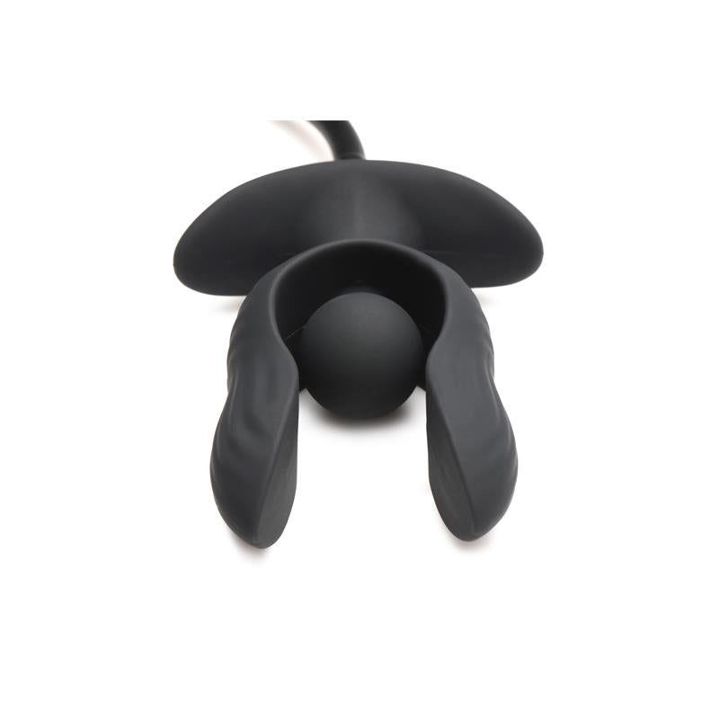 Dark Pearl Plug Anal Con Inflado Y Vibración Con Control Remoto