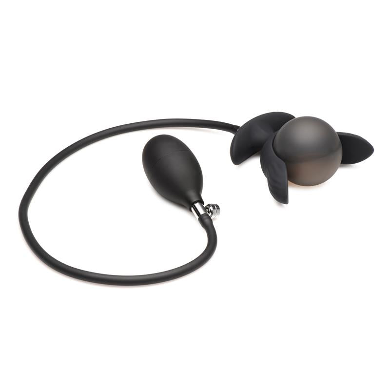 Dark Pearl Plug Anal Con Inflado Y Vibración Con Control Remoto