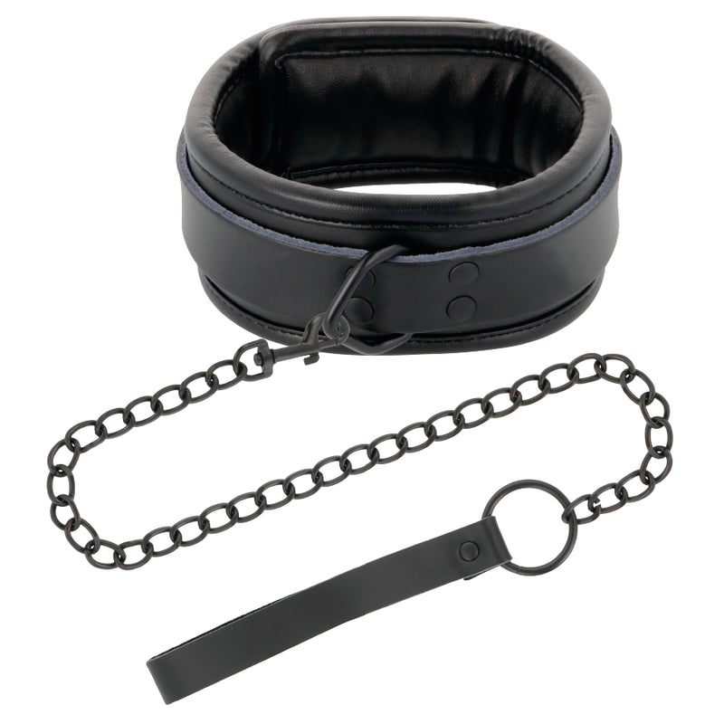 Darkness - Collar Con Cadena  Negro