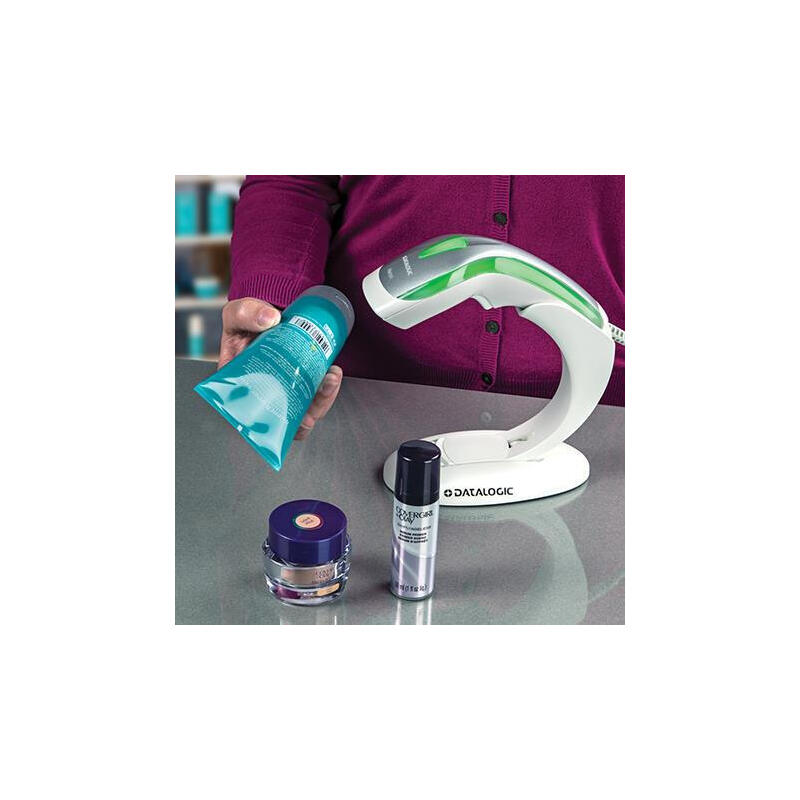 Datalogic Hd3430-Whk1s Lector De Código De Barras Lector De Códigos De Barras Portátil 1d/2d Cmos Blanco