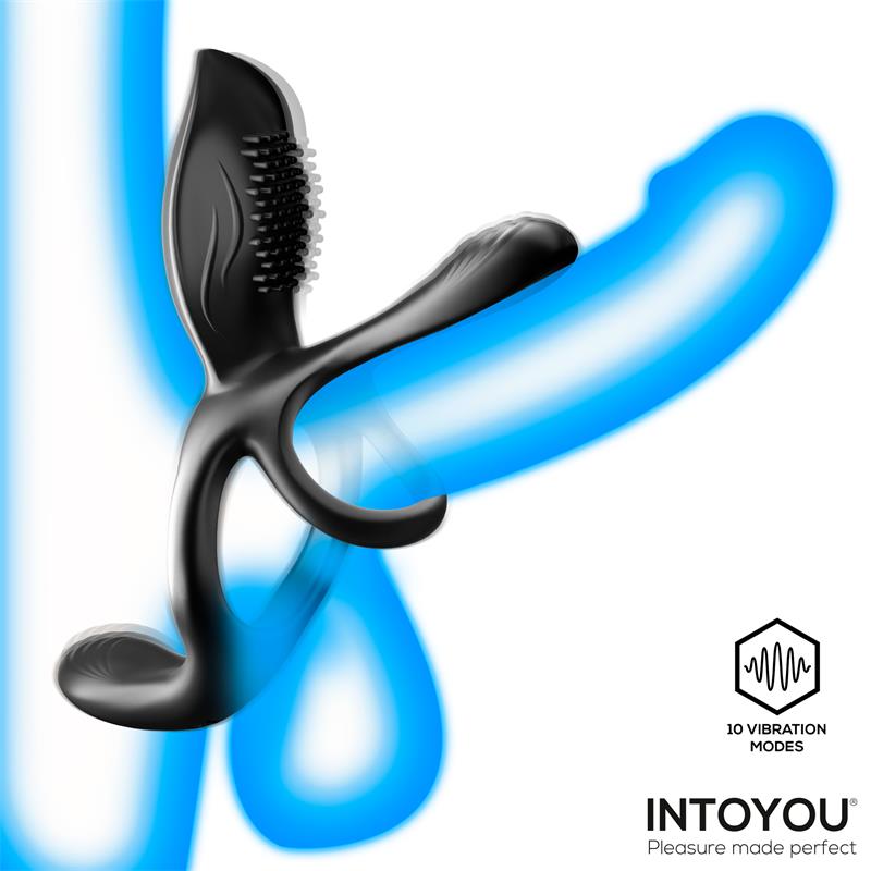 Daxer Doble Anillo Para El Pene Con Estimulador De Clítoris