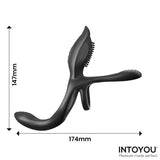 Daxer Doble Anillo Para El Pene Con Estimulador De Clítoris