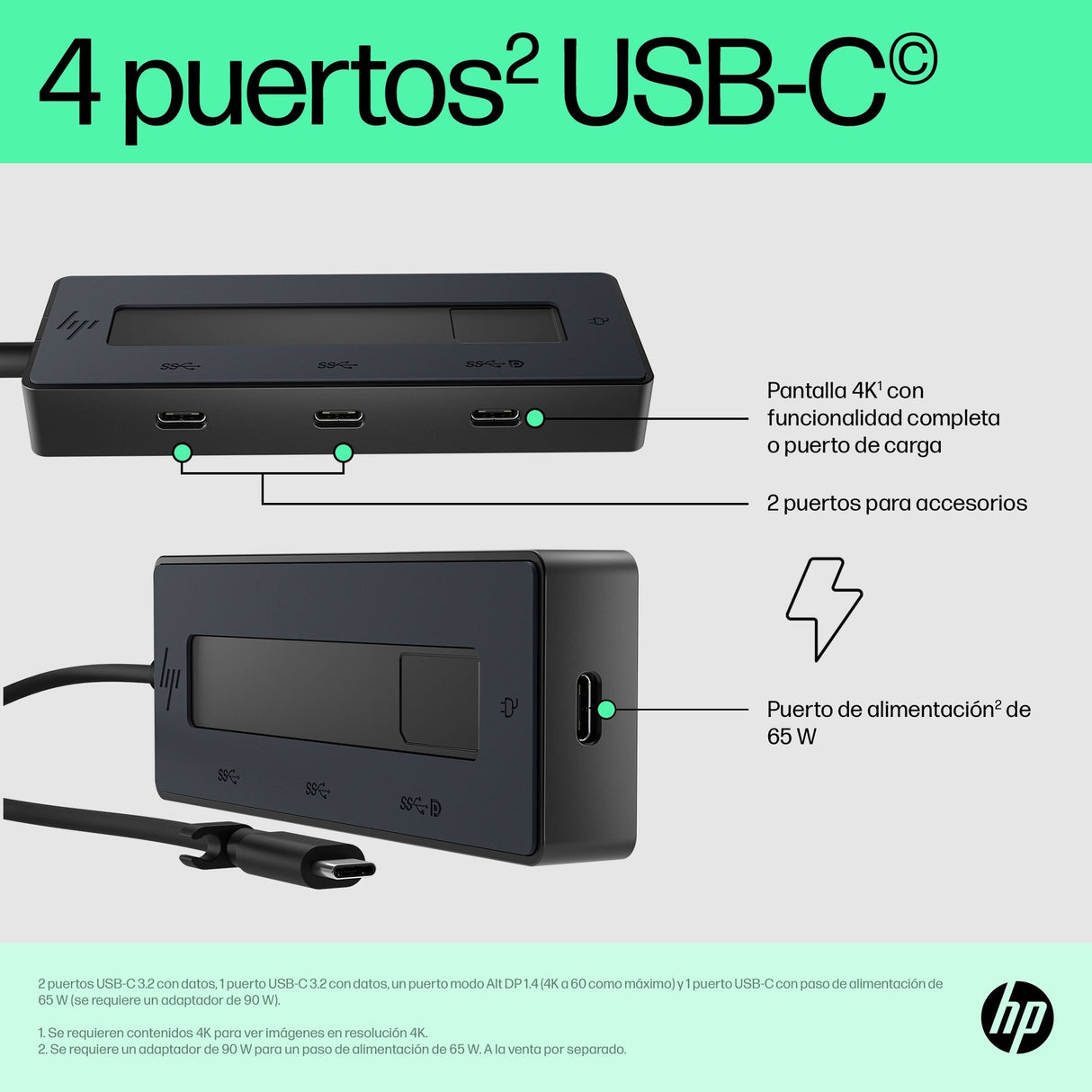 Hp 4k Usb-C Multiport Hub