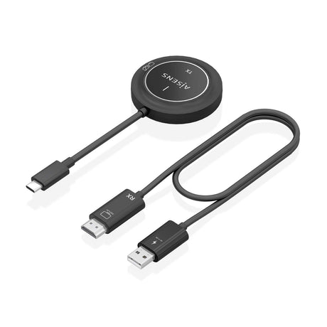 EAN 8435739902950 - AISENS ASWL-H2KC30M003-BK extensor audio/video Transmisor y receptor de señales AV imagen 2