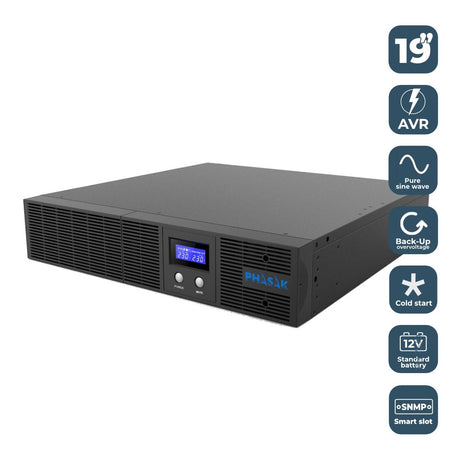 EAN 5605922009138 - Phasak PH 7512 sistema de alimentación ininterrumpida (UPS) Línea interactiva 1,26 kVA 720 W 4 salidas AC imagen 3