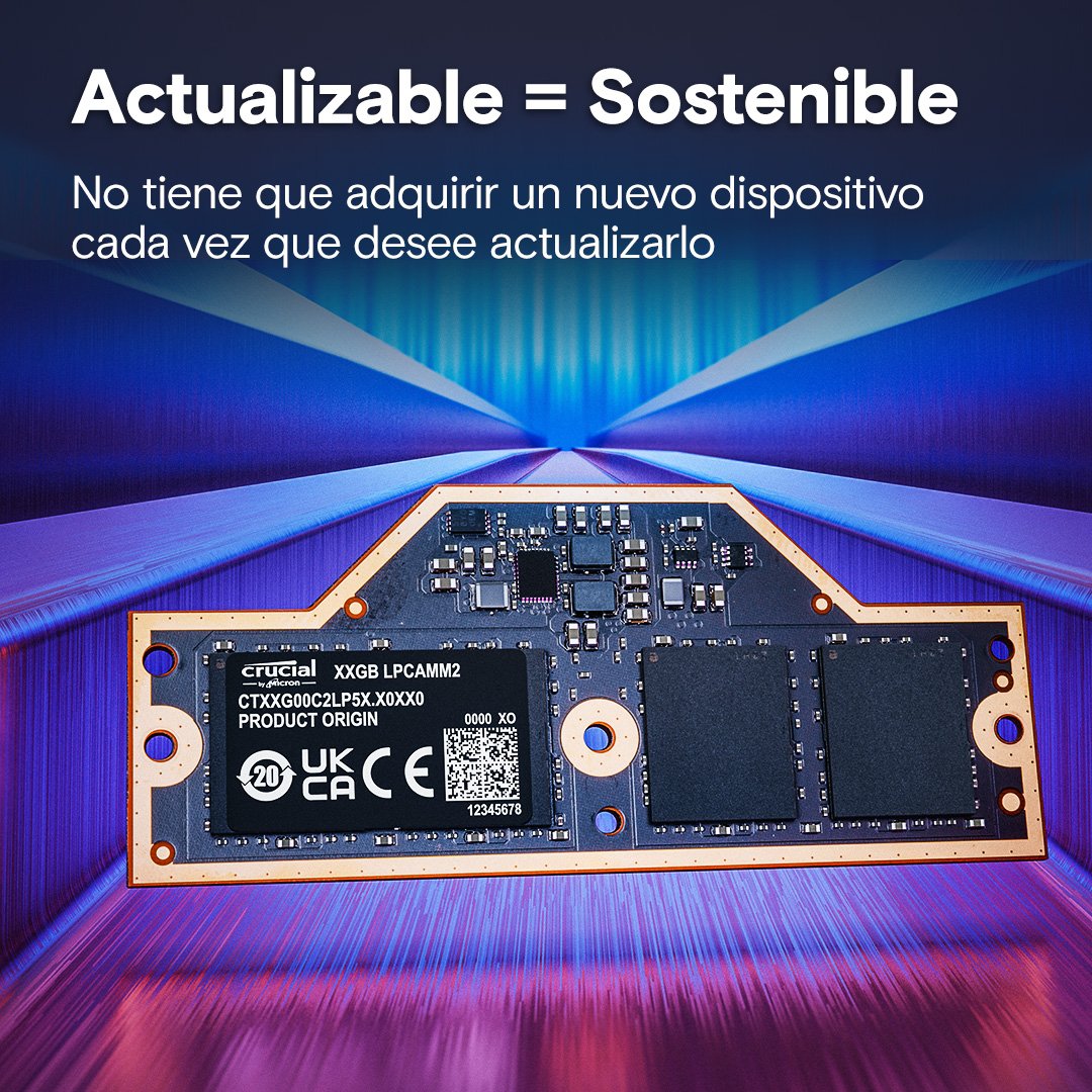 Pamiec Do Notebooka Ddr5 Lpcamm2 64gb/7500 Lpddr5x