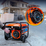 Extralink Ex.30349 Motor-Generador 2800 W 15 L Gasolina Negro, Naranja
