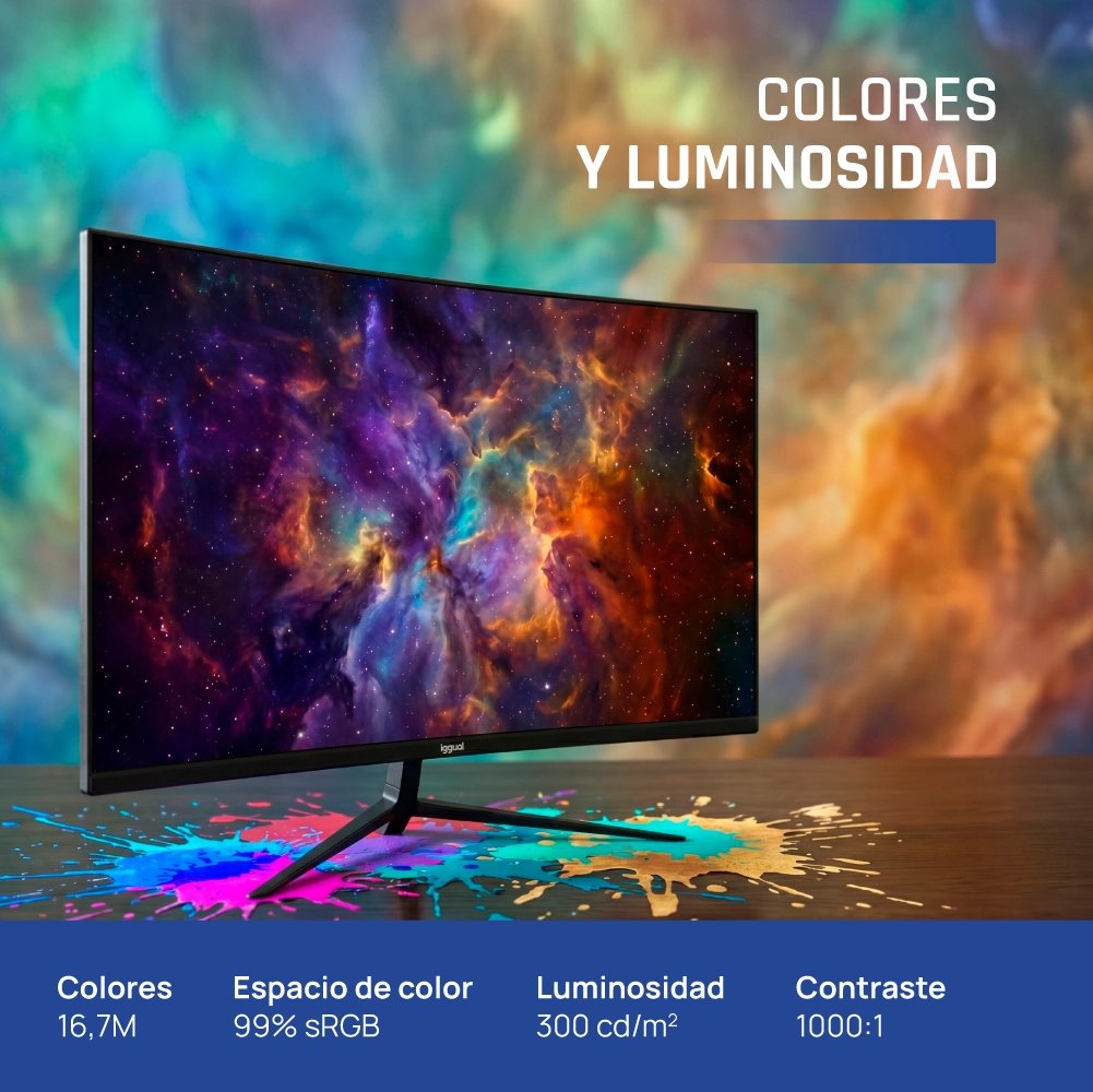 EAN 8435364320037 - iggual ML21S pantalla para PC 54,6 cm (21.5") 1920 x 1080 Pixeles Full HD LED Negro imagen 15