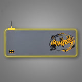 Fr-Tec Batman Alfombrilla Para Teclado Y Raton Xl - Luz Led En Bordes - Diseño Antideslizante - Diferentes Modos De