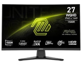 EAN 4711377289580 - MSI MAG 275CQFDE E18 pantalla para PC 68,6 cm (27") 2560 x 1440 Pixeles Wide Quad HD Negro imagen 1