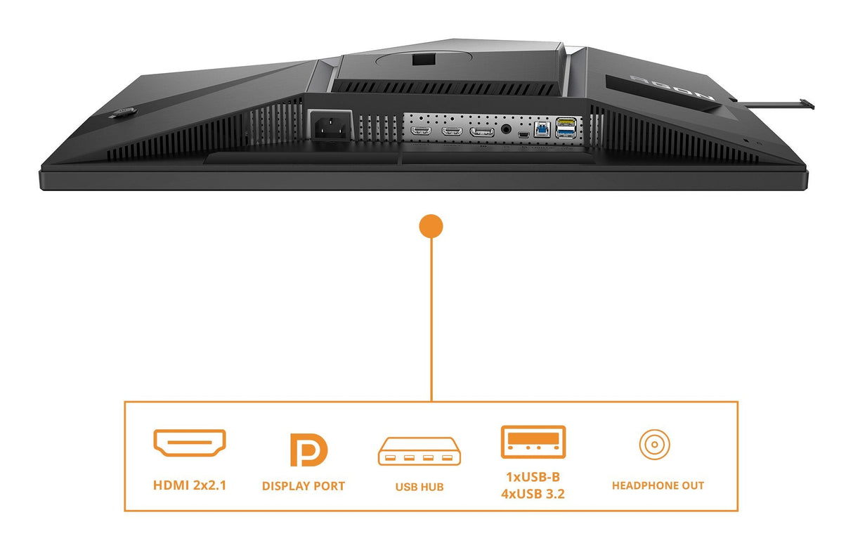 Aoc Cs24a 24.1" Fhd Fast Tn 610hz 0.5ms 500cd M2 Hdmi2.1 Dp Usb 3.2 Hub Usb Pivot