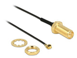 Delock Cable De Antena Rp-Sma Hembra Para Instalación > Mhf/ U.Fl-Lp-068 Kompatibler