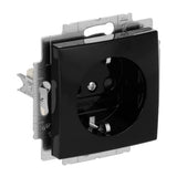 Busch Jaeger Schuko Steckdosen-Einsatz Schwarz 20 Eucb-15-914 (2013-0-5381)