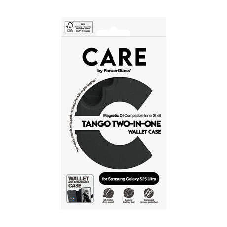 EAN 5715685016851 - PanzerGlass CARE™ by ® Tango 2-in-1 Wallet Case w. Qi Compatible Samsung Galaxy S25 Ultra funda para telé imagen 4